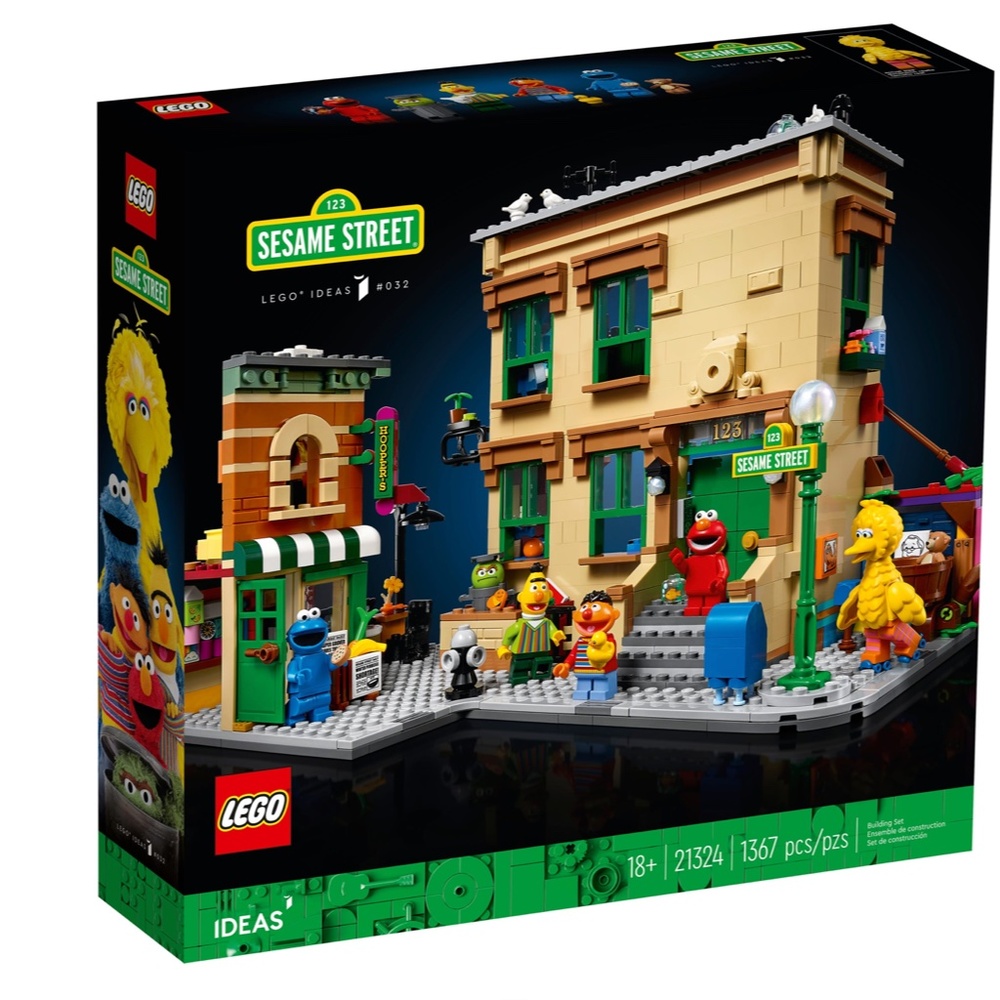 NIB Lego 123 Sesame Street Big Bird Elmo Bert Ernie Oscar Cookie Monster